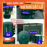 Bộ Cốc Hâm Nóng Đồ Uống Kèm Đế Điện Lucky