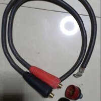 Bộ cọc hàn âm dương 10-25 kèm dây cho máy hàn cell