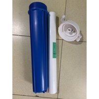 bộ cốc lọc 20 inch có lõi, cốc, ren co, tay vặn, giá sắt