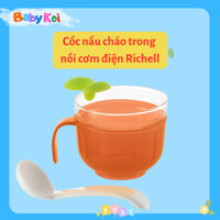 Bộ cốc nấu cháo và cơm nát trong nồi cơm điện Richell Nhật