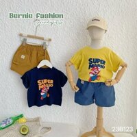 Bộ cộc Super Mario Bernie cho bé trai