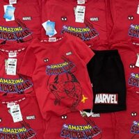 Bộ cộc tay Amazing Spiderman xuất dư xịn siêu đẹp cho bé Sz3-12 tuổi