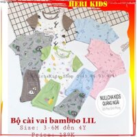 Bộ cộc tay bamboo Lil 9m - 4Y