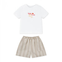 Bộ cộc tay La Pomme mầm non ngày Tết