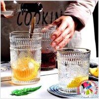 BỘ CỐC TRỐNG ĐỒNG THỦY TINH VIỀN VÀNG , đồ gia dụng thông minh, tiện ích