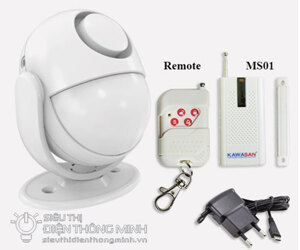 Bộ còi báo động trộm đột nhập trung tâm tại chỗ Kawa KW-246-M1
