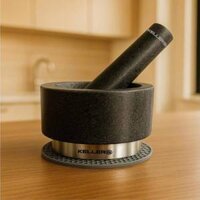 Bộ Cối Chày Đá Granite Nguyên Khối KELLER - Germany