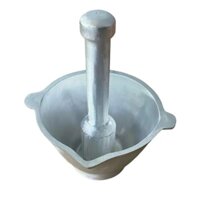 Bộ cối chày Gang Bắc 18cm, đúc thủ công nguyên khối được mài trong ngoài