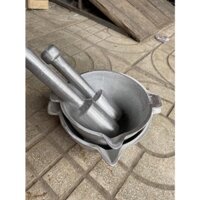 Bộ Cối Chày Gang Đúc Dày 1.3KG_ 1,7KG