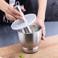 BO COI CHAY GIA NGHIEN THUC PHAM BANG INOX SUS 304 - có nắp đậy