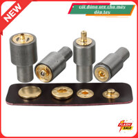Bộ cối đóng nút 4 chi tiết cho máy dập , khuôn dập cúc bấm quần áo [15mm]