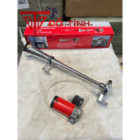 Bộ còi hơi điện ô tô 12/24v. Còi sinh hơi 45cm cho xe không có bình hơi.