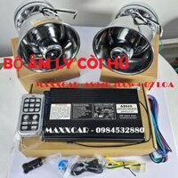 BỘ CÒI HÚ MAXXCAR AS940 400w: AS940 + 02 LOA (9 Chế Độ Âm Thanh) dùng cho xe cứu hộ, cứu thương