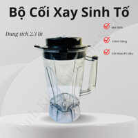Bộ cối xay sinh tố Hakaio 2,3 lít, dao xay 4 lưỡi inox 304, cối nhựa PC cực dầy không bể