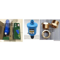 Bộ com bo 02 lọc đường ống ren 27, 02 van xả ADT 30, 04 Nơ đồng ren trong 21 ren ngoài 27