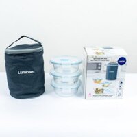 Bộ cơm Luminarc 3 hộp thủy tinh và túi giữ nhiệt