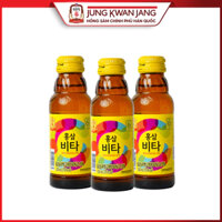Bộ combo 3 Chai Nước Uống Tăng Lực Hồng Sâm Vita KGC Jung Kwan Jang 100ml