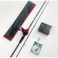 Bộ Combo Cần Câu Lure Dyawa Nội Địa Kèm Máy Ngang Kèm Phụ Kiện- Combo Cần Câu Giá Rẻ, Học Sinh