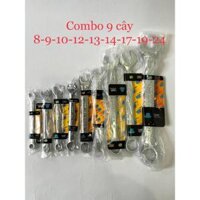 Bộ combo cờ lê vặn ốc 9 cây 8-24 Yeti Chuẩn USA