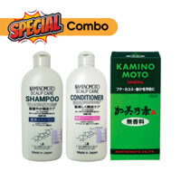Bộ Combo dầu gội dầu xả serum mọc tóc Kaminomoto General hỗ trợ mọc tóc hiệu quả