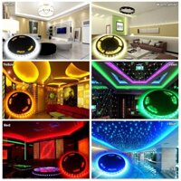 Bộ COMBO Đèn led dây hắt trần thạch cao 5050RGB - đổi 7 màu cho chu vi 15m + Nguồn + Bộ khiển