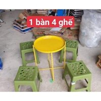 bộ combo ghế ngồi uống trà,cà phê( 1 bàn 4 ghế).