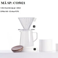 Bộ combo Gift Set pha cà phê V60 02 hiện đại CAFEDE KONA - Combo 2 món CO5021