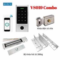 Bộ Combo Khóa Vân Tay Cửa Sắt VS019