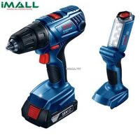 Bộ combo máy khoan và đèn dùng pin BOSCH GSR 180-LI+GLI 180-LI (06019F81K3)