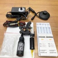 Bộ combo máy xăm + biến điện kèm bàn đạp giây móc