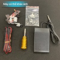 Bộ combo máy xăm + tay cầm + bàn đạp + dây móc