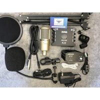 Bộ Combo Micro Thu Âm Takstar PC K200 + Sound Card K10 + Phụ Kiện