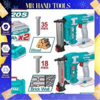 Bộ Combo Súng Bắn Đinh Gỗ F15~F35 và Súng Bắn Đinh Tường Gạch ST18 dùng pin 20V Total TOSLI240301