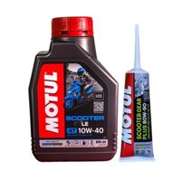 BỘ COMBO TAY GA MOTUL SCOOTER 10W40-800ml Nhớt Lap hộp số Motul 80W90 120ml