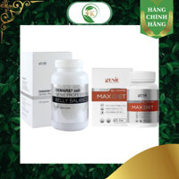 Bộ Combo Viên Uống Giảm Cân Genie No Gym Healthy Diet 60 viên, Viên Uống Hủy Mỡ Bụng Genie Demar87 130 Viên