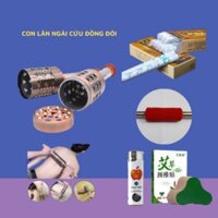 Bộ Con lăn ngải cứu đồng đôi đả thông kinh lạc, giảm béo.Cây lăn cứu ngải đông y spa