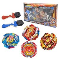 Bộ  Con quay BeyBlade + 2 Tay phóng + Sàn đấu - Con quay vòng xoay thần tốc