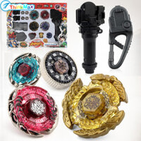 Bộ con quay hồi chuyển hàng đầu chiến đấu di động có tay cầm Launcher Đồ chơi giảm căng thẳng Trẻ em Quà tặng sinh nhật Giáng sinh