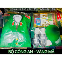 Bộ Công An đồ cúng (vàng mã Bạc Tuyết)
