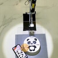 Bộ công cụ chiếu hình lên bánh kem hỗ trợ làm bánh vẽ, bánh nặn. Gói gồm 1 Bộ trụ thép không gỉ + 1 Bộ đèn + 1 tấm Mica