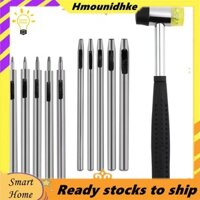 Bộ công cụ đục lỗ bằng da 10 chiếc, Dụng cụ đục lỗ tròn 0,5mm-3,5mm cho dây da, vải, dây đeo đồng hồ