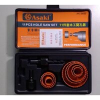 Bộ công cụ khoét lỗ gỗ và thạch cao Asaki AK-3682