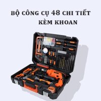 BỘ CÔNG CỤ SỮA CHỮA 48 CHI TIẾT KÈM  KHOAN-BỘ MÁY KHOAN BẮT VÍT 48 CHI TIẾT ĐA NĂNG CÔNG SUẤT LỚN-BỘ DỤNG CỤ SỬA CHỮA