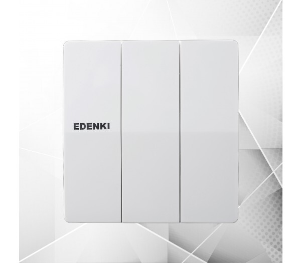 Bộ công tắc ba 1 chiều Edenki EE-103