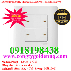 Bộ công tắc bốn 1 chiều Zencelo Schneider E8434_1_G19