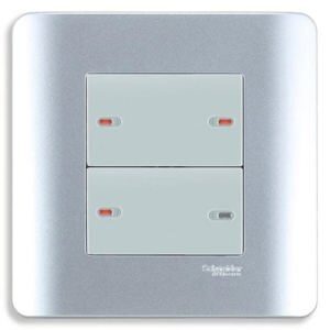 Bộ công tắc bốn 1 chiều Zencelo Schneider E8434_1_SA_G19
