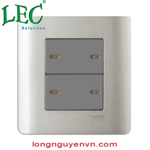 Bộ công tắc bốn 1 chiều Zencelo Schneider E8434_1_SA_G19