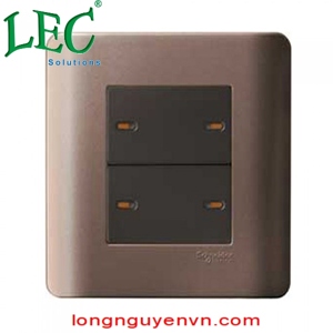Bộ công tắc bốn 1 chiều Zencelo Schneider E8434_1_SZ_G19