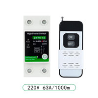 Bộ công tắc điều khiển từ xa công suất lớn 6000w 63a 1km không cần dùng khởi động từ