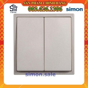 Bộ công tắc đôi 1 chiều Simon 701021